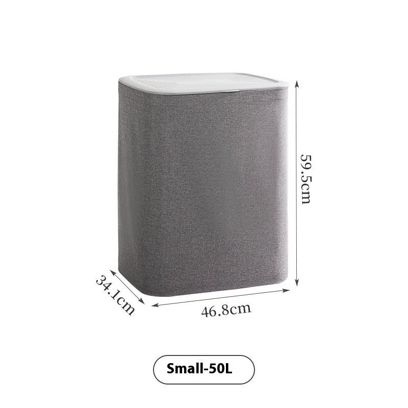 Fabric Laundry Basket with Lid