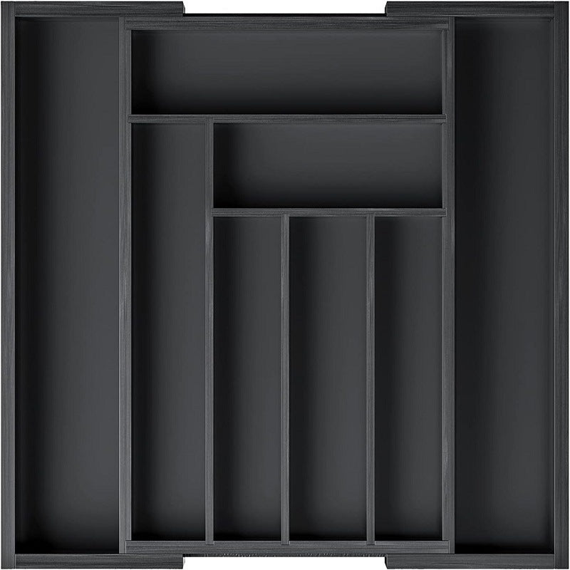 Bamboo Expandable Kitchen Drawer Storage Box