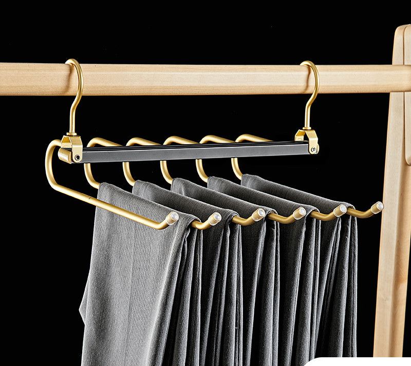 Multi-Layer Aluminum Alloy Magic Pants Hanger