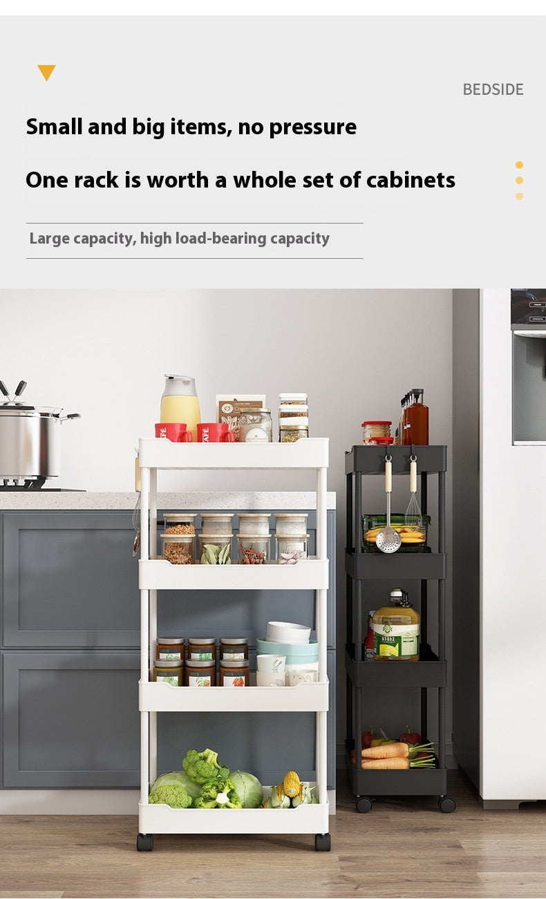 Multi-Story Kitchen Floor-Standing Storage Cart