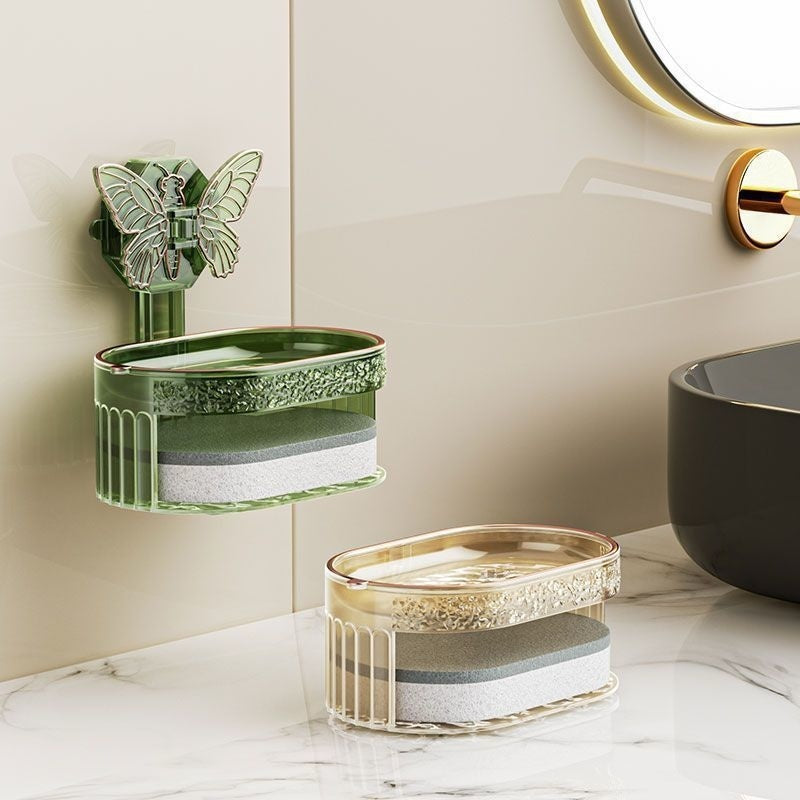 Suction Soap Box Storage Rack