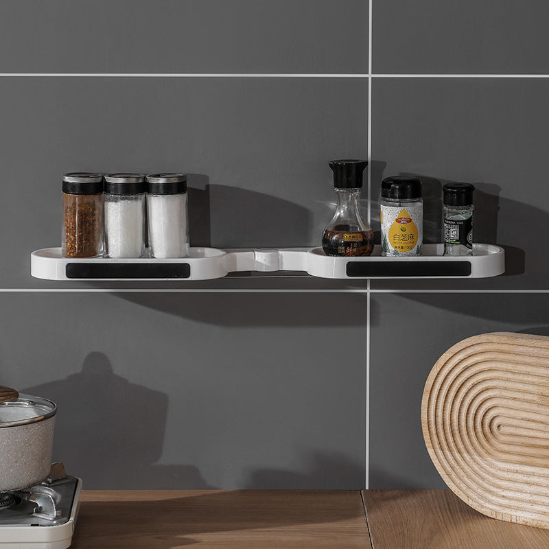 Foldable No-Drill Bathroom Wall Organizer
