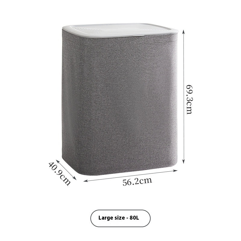 Fabric Laundry Basket with Lid