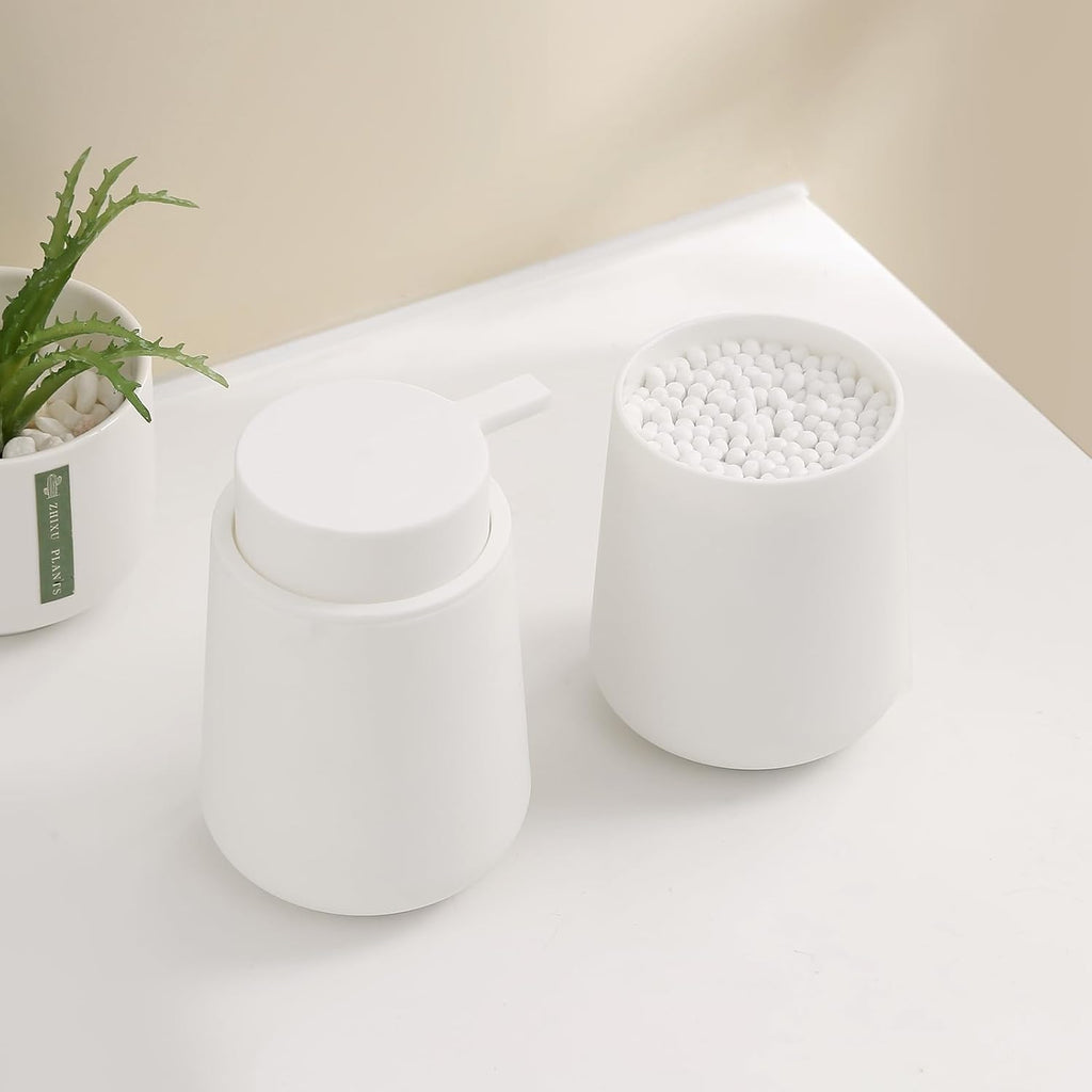 Matte Bathroom Accessories Set – Modern Bathroom Organizer