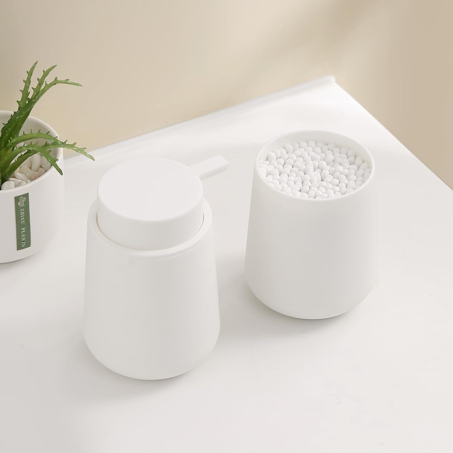 Matte Bathroom Accessories Set – Modern Bathroom Organizer