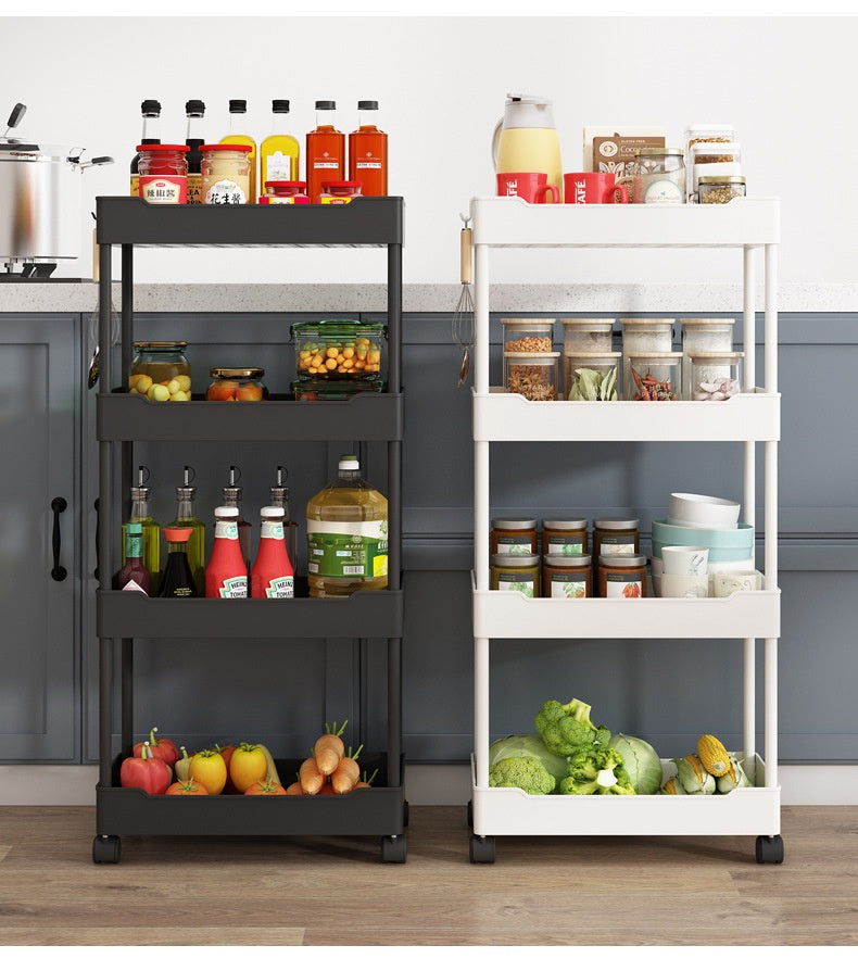 Multi-Story Kitchen Floor-Standing Storage Cart