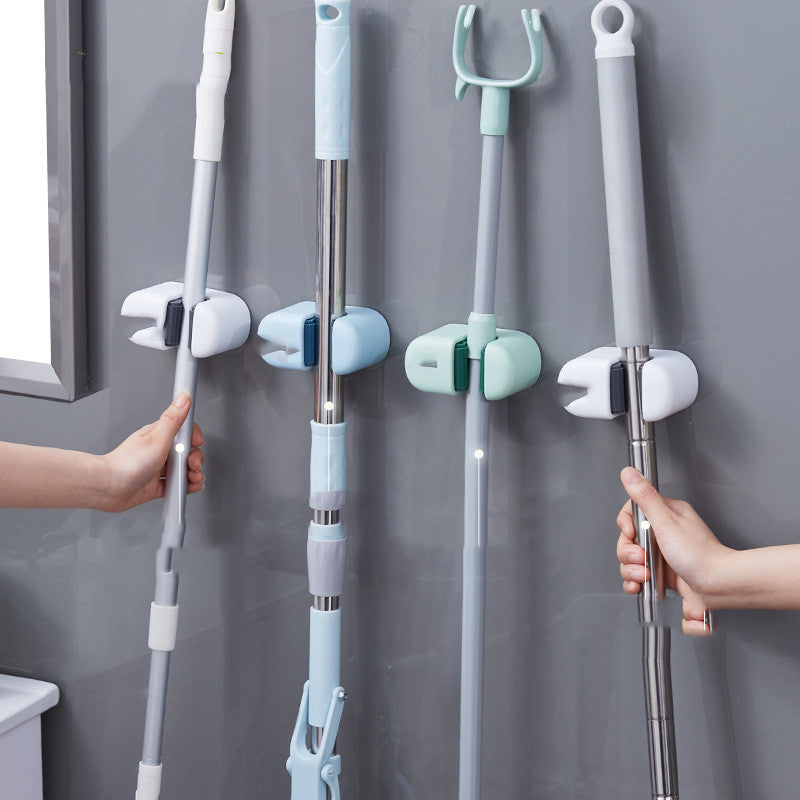 Mop Hook Hanger – Punch-Free Wall Mount