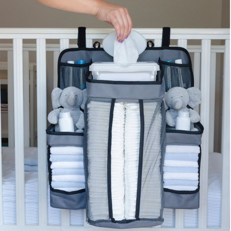 Crib Hanging Diaper Organizer for Nursery Essentials