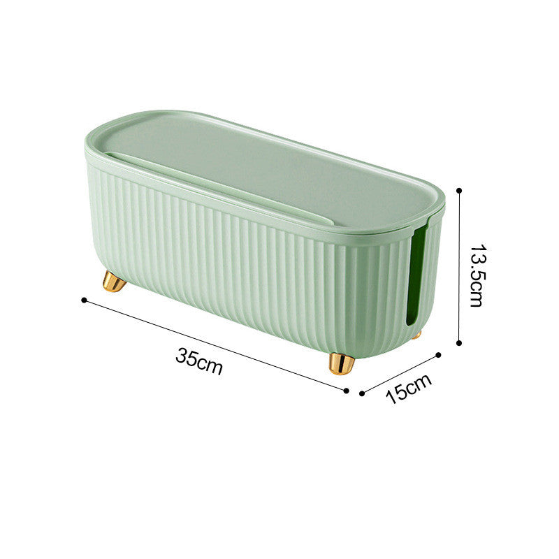 Patch Panel Storage Box – Desktop Data Cable Organizer