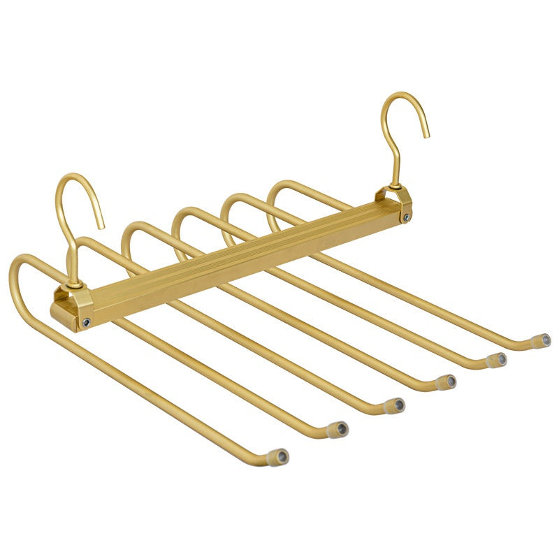 Multi-Layer Aluminum Alloy Magic Pants Hanger