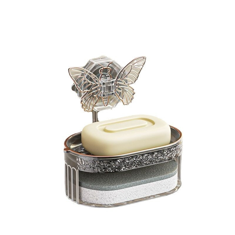 Suction Soap Box Storage Rack