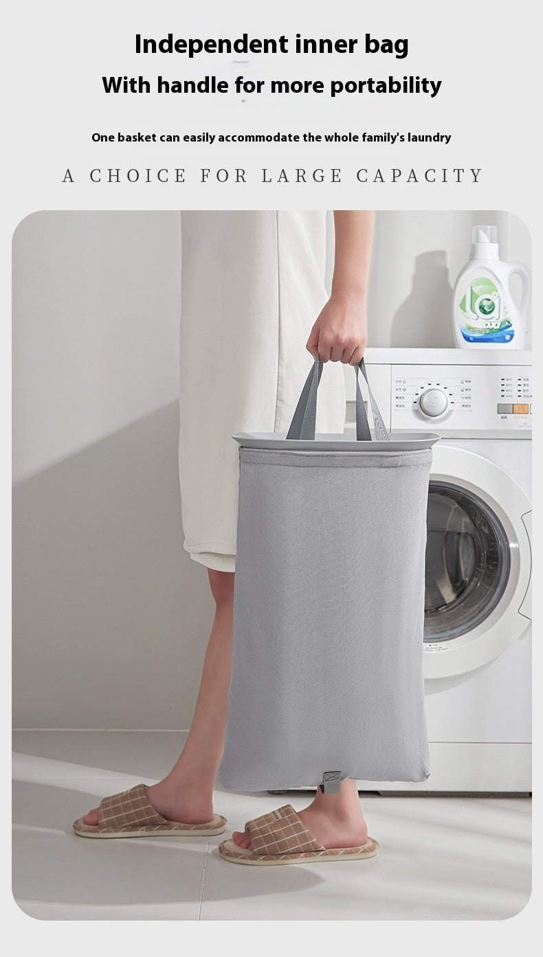 Fabric Laundry Basket with Lid