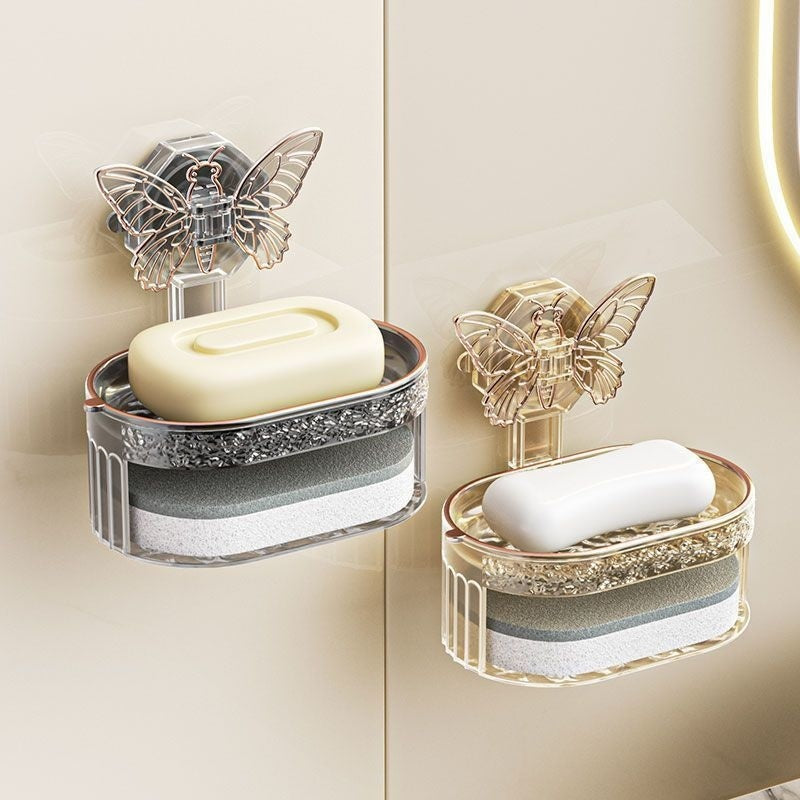 Suction Soap Box Storage Rack