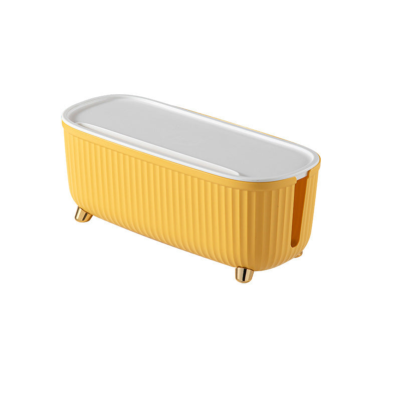 Patch Panel Storage Box – Desktop Data Cable Organizer