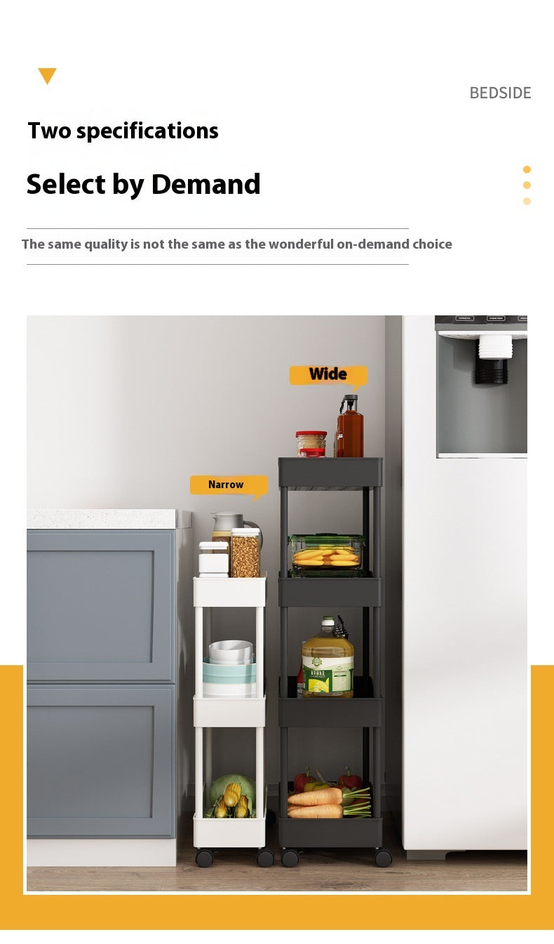 Multi-Story Kitchen Floor-Standing Storage Cart