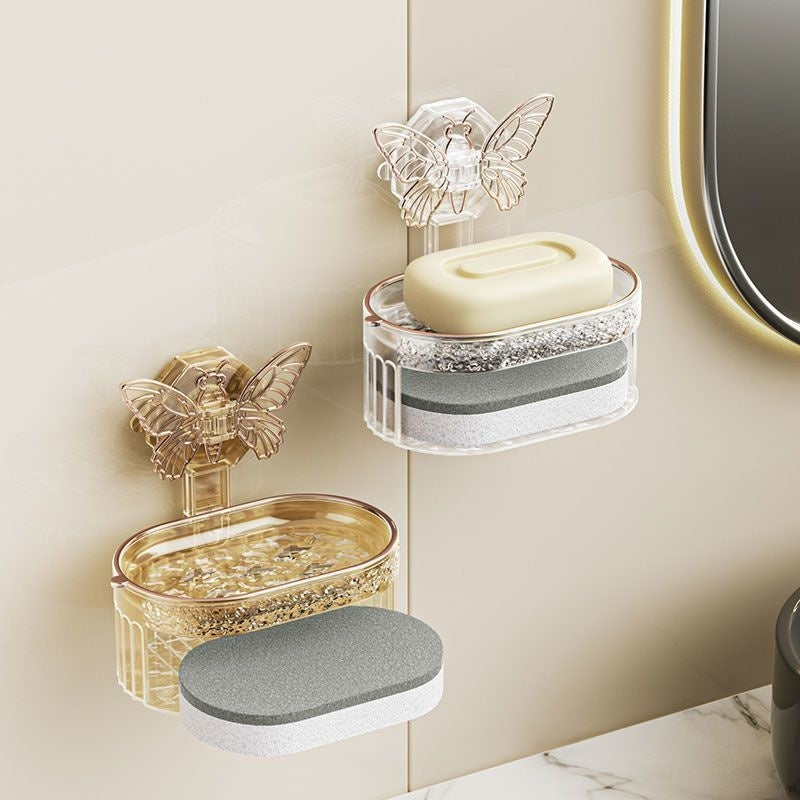 Suction Soap Box Storage Rack