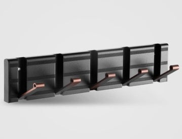 No-Drill Foldable Wall Hook for Coats & Hats