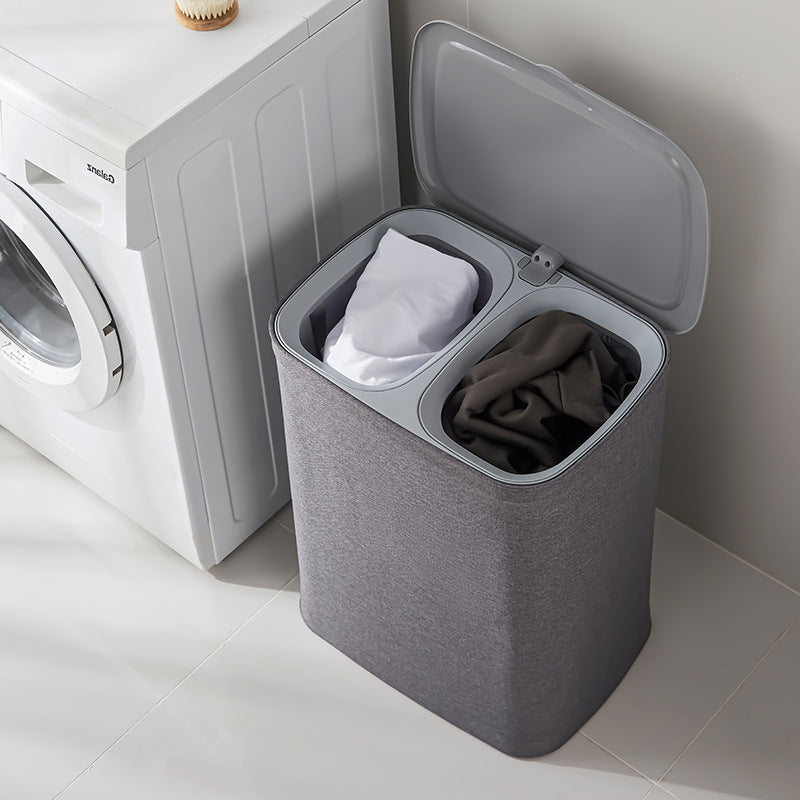 Fabric Laundry Basket with Lid