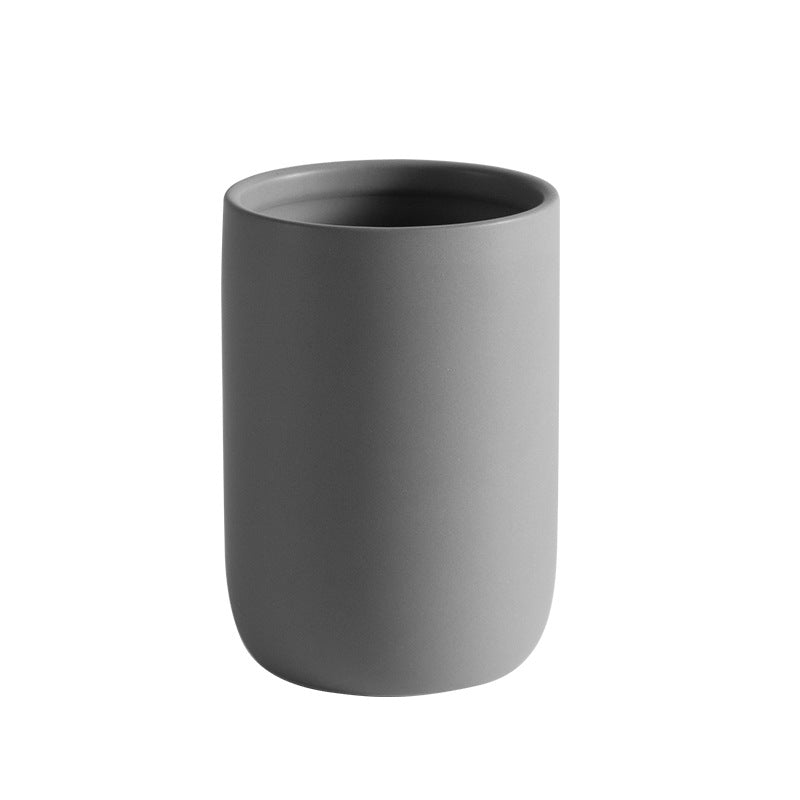 Matte Bathroom Accessories Set – Modern Bathroom Organizer